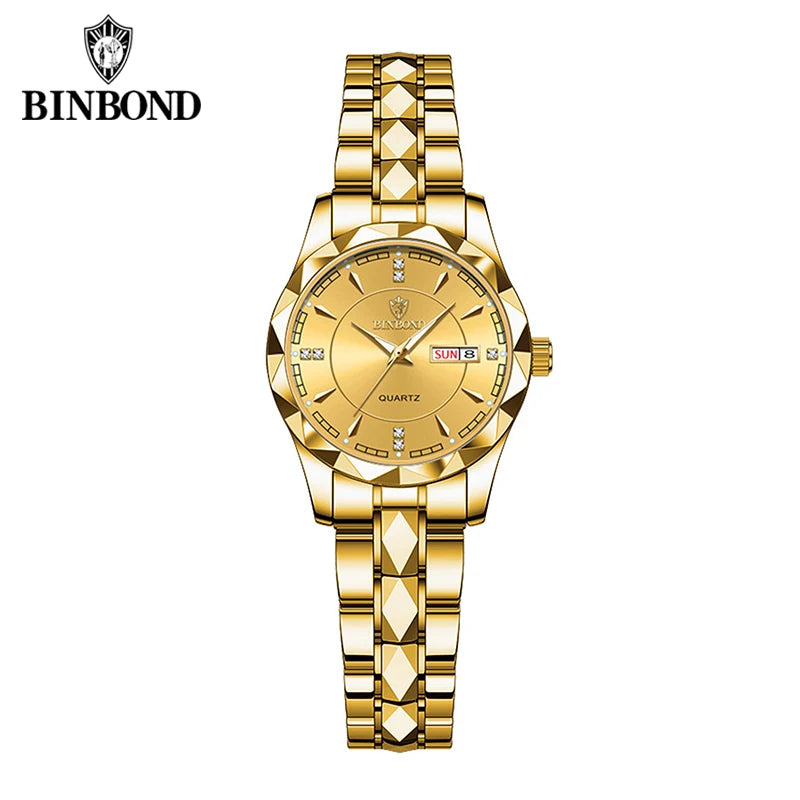 Luxury Brand Quartz Womens Watches 30M Waterproof