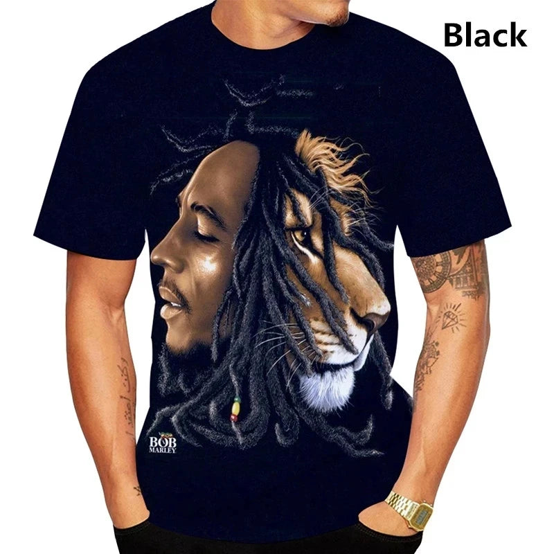 Fashion Trends T-Shirt- Bob Marley