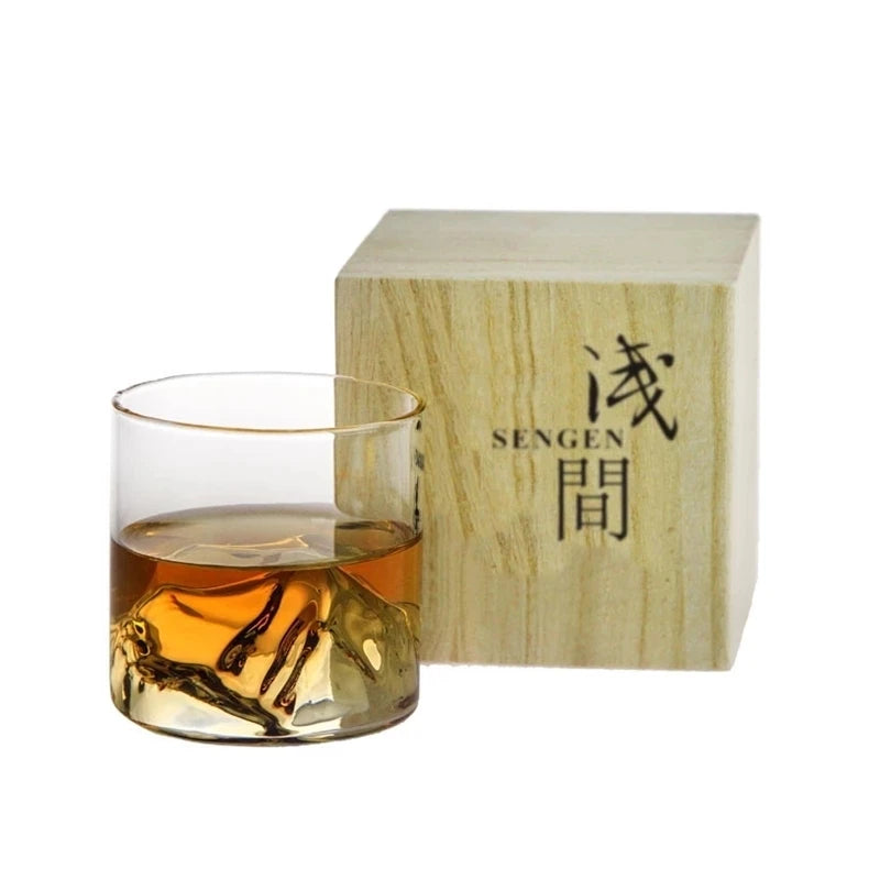 Japan 3D Mountain Whiskey Glass