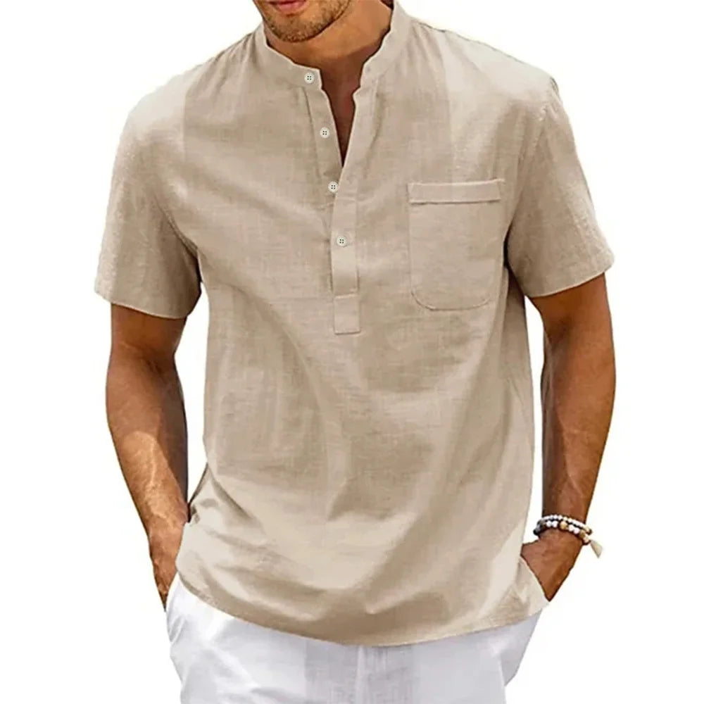 Cotton Linen Shirt for Men